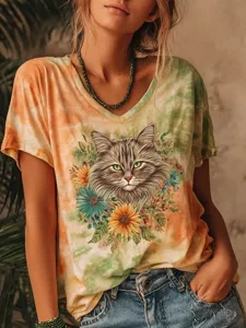damen-t-shirt-druck-blumen-grafik-16304814-orange-1
