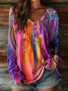 damen-t-shirt-druck-blumen-grafik-16375886-rostrot-1