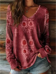 damen-t-shirt-druck-blumen-grafik-16375886-rote-5