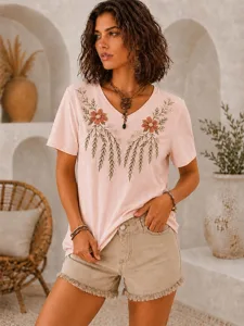 damen-t-shirt-druck-blumen-grafik-16819695-rosa-4
