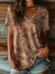 damen-t-shirt-druck-blumen-grafik-17540946-braun-4