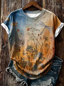 damen-t-shirt-druck-blumen-grafik-17631712-orange-2