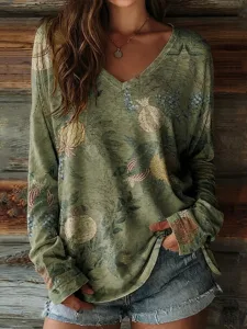 damen-t-shirt-druck-blumen-grafik-17983437-dunkelgrun-5