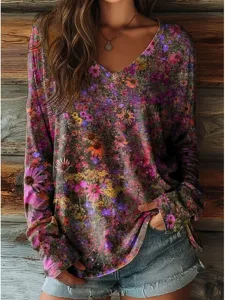 damen-t-shirt-druck-blumen-grafik-17983437-purpur-1