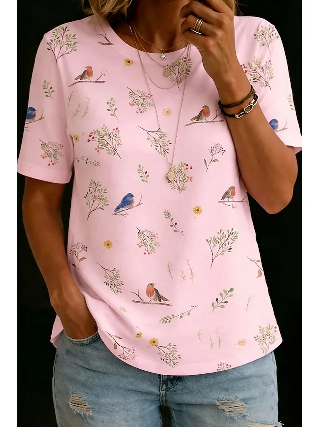damen-t-shirt-druck-blumen-grafik-18051262-rosa-2