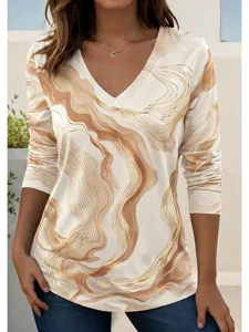 damen-t-shirt-druck-blumen-grafik-18565532-aprikose-1