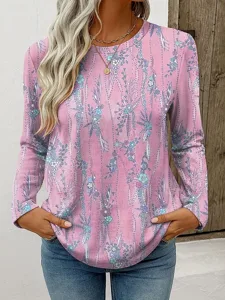 damen-t-shirt-druck-blumen-grafik-19375777-rosa-4