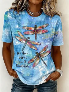 damen-t-shirt-druck-blumen-grafik-19798810-blau-2