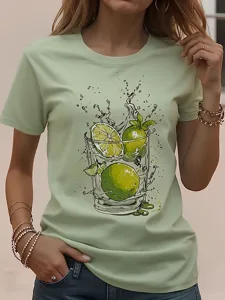 damen-t-shirt-druck-blumen-stilvoll-klas-hellgrun-3