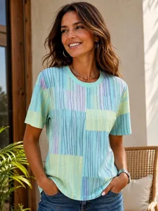 damen-t-shirt-druck-gestreift-graf-14955445-blau-1