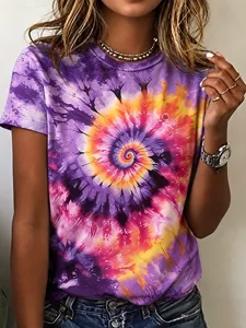 damen-t-shirt-druck-grafik-batik-s-17554251-purpur-2