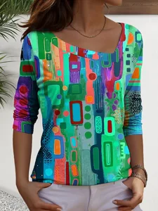 damen-t-shirt-druck-grafik-geometr-13095920-grun-2