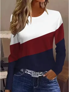 damen-t-shirt-druck-grafik-geometr-19168249-rote-1