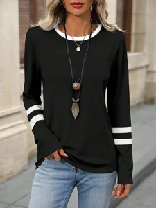 damen-t-shirt-druck-grafik-gestrei-14399610-schwarz-1