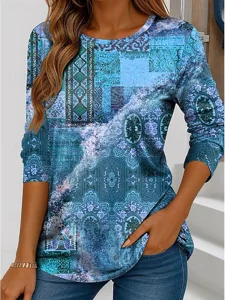damen-t-shirt-druck-grafik-gestrei-14696008-blau-2