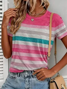 damen-t-shirt-druck-grafik-gestrei-14853100-rosa-1