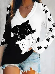 damen-t-shirt-druck-grafik-katze-l-17992174-schwarz-und-weiss-5