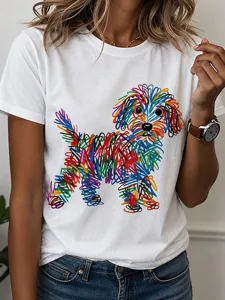 damen-t-shirt-druck-grafik-katze-v-11054814-blau-4