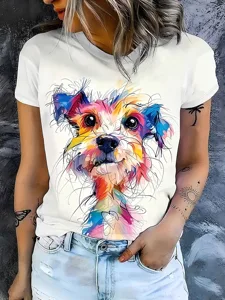 damen-t-shirt-druck-grafik-katze-v-11054814-regenbogen-8