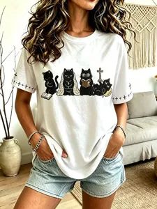 damen-t-shirt-druck-grafik-katze-v-17711494-wei-3