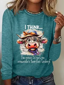 damen-t-shirt-druck-grafik-kuh-buc-15877476-grun-5