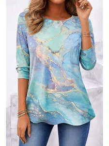 damen-t-shirt-druck-grafik-marmor-19775619-blau-1