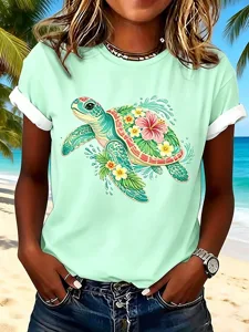 damen-t-shirt-druck-grafik-meeress-15299493-grun-1