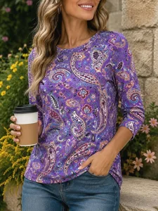 damen-t-shirt-druck-grafik-paisley-14024179-purpur-3
