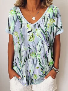damen-t-shirt-druck-grafik-pflanze-10603582-blau-3