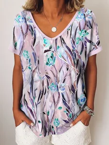 damen-t-shirt-druck-grafik-pflanze-10603582-purpur-2