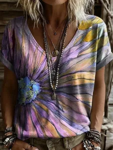 damen-t-shirt-druck-grafik-pflanze-13530753-violett-5
