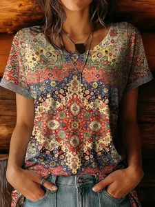 damen-t-shirt-druck-grafik-stammes-10038828-rote-1