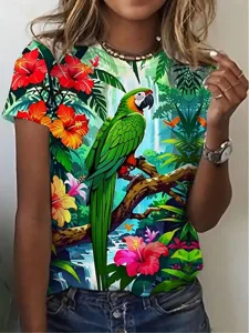 damen-t-shirt-druck-grafik-tiermot-12795474-grun-4