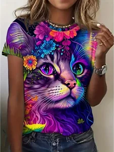 damen-t-shirt-druck-grafik-tiermot-17506920-fuchsie-4