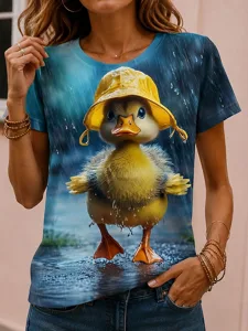 damen-t-shirt-druck-grafik-tiermot-17569508-blau-3