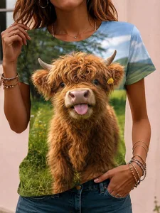 damen-t-shirt-druck-grafik-tiermot-18982360-grun-3