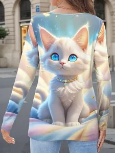 damen-t-shirt-druck-katze-lassig-l-18207969-default-2