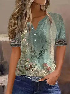 damen-t-shirt-druck-ombre-blumen-g-11343663-grun-3
