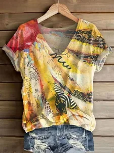 damen-t-shirt-druck-ombre-blumen-g-15291266-gelb-5