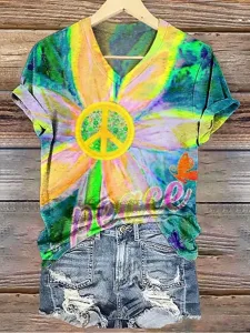 damen-t-shirt-druck-ombre-blumen-g-15291266-grun-6
