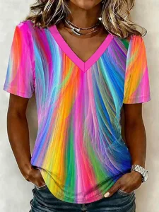 damen-t-shirt-druck-ombre-geometri-15110973-rosa-6