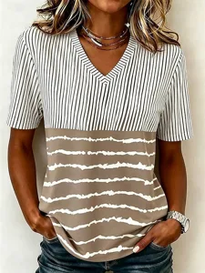 damen-t-shirt-druck-ombre-grafik-g-11260398-braun-und-wei-8