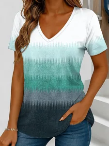 damen-t-shirt-druck-ombre-grafik-g-15346778-grun-2