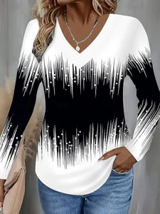 damen-t-shirt-druck-ombre-grafik-g-17624658-schwarz-1