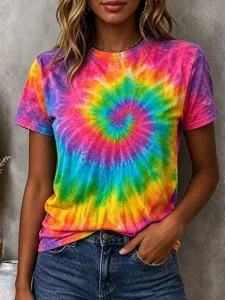 damen-t-shirt-druck-ombre-grafik-s-13252347-rosa-1