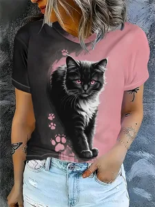 damen-t-shirt-druck-ombre-grafik-t-11097670-rosa-1