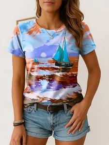 damen-t-shirt-druck-ombre-grafik-v-14370093-blau-4