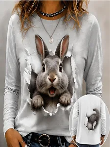 damen-t-shirt-druck-tiermotiv-katz-12669521-grau-3