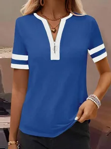 damen-t-shirt-einfach-mode-modern-16238559-blau-5
