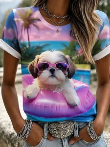 damen-t-shirt-farbblock-druck-graf-12138663-violett-10